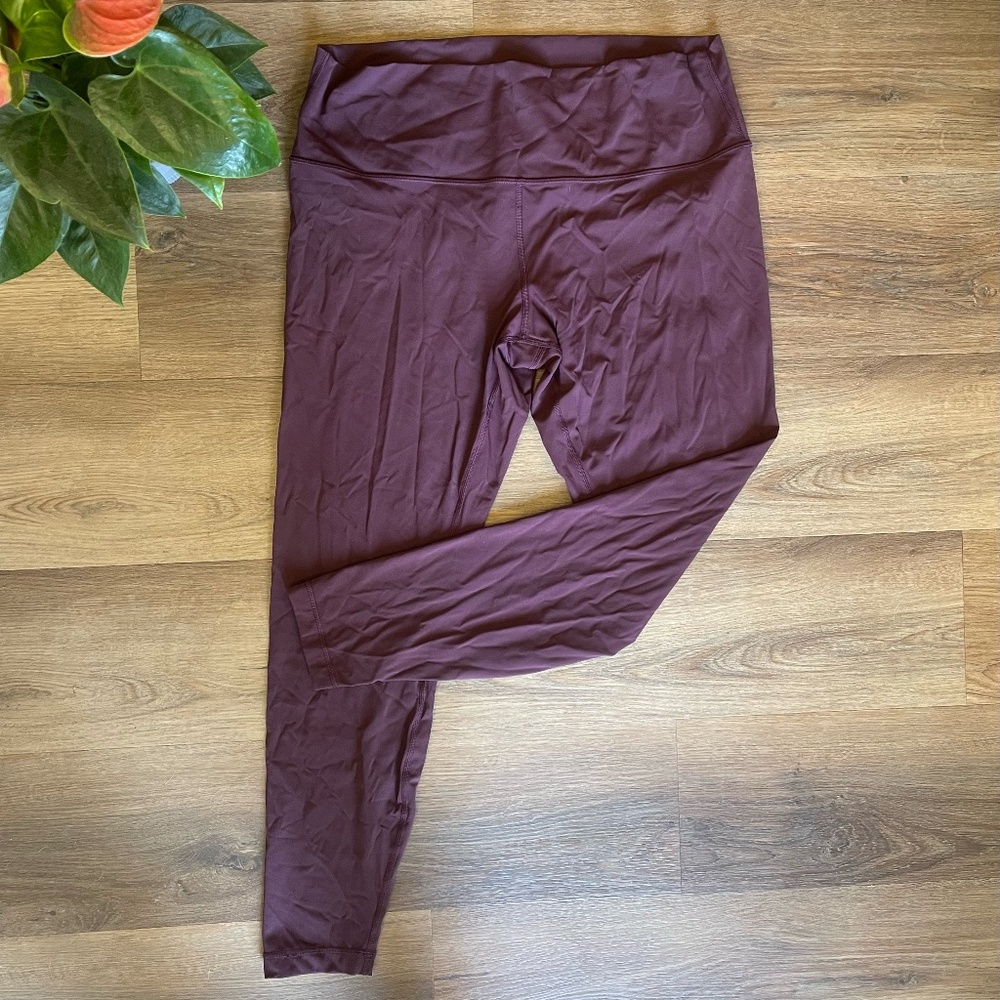 Lululemon Maroon Leggings Size 16